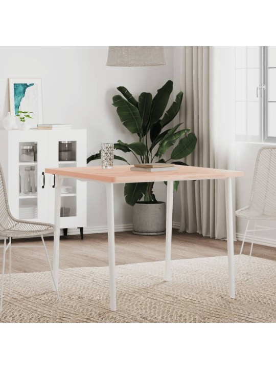 Galda virsma, 80x80x2,5 cm, dižskābarža koks, kvadrāta forma