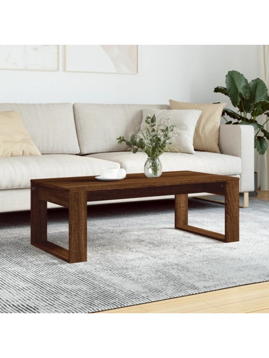 Kafijas galdiņš, koka krāsa, 102x50x35 cm, inženierijas koks