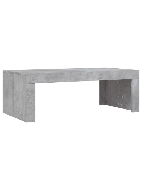 Kafijas galdiņš, betona pelēks, 102x50x36 cm, inženierijas koks