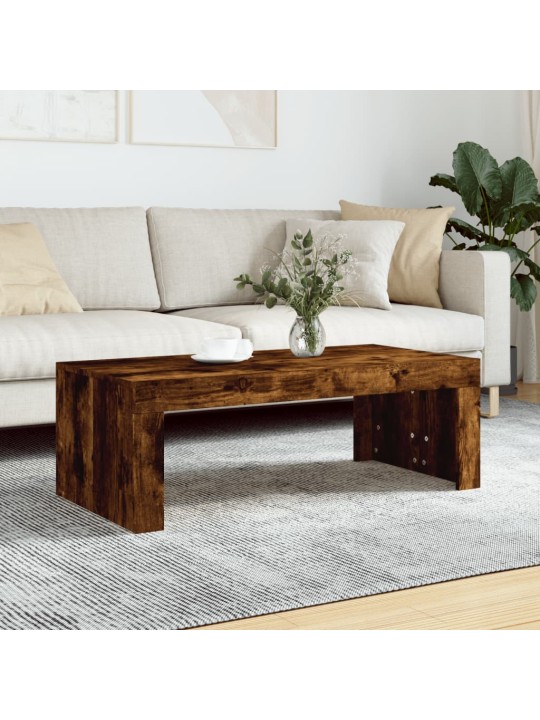 Kafijas galdiņš, koka krāsa, 102x50x36 cm, inženierijas koks