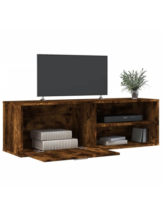 Tv skapītis, ozolkoka krāsa, 120x34x37 cm, inženierijas koks