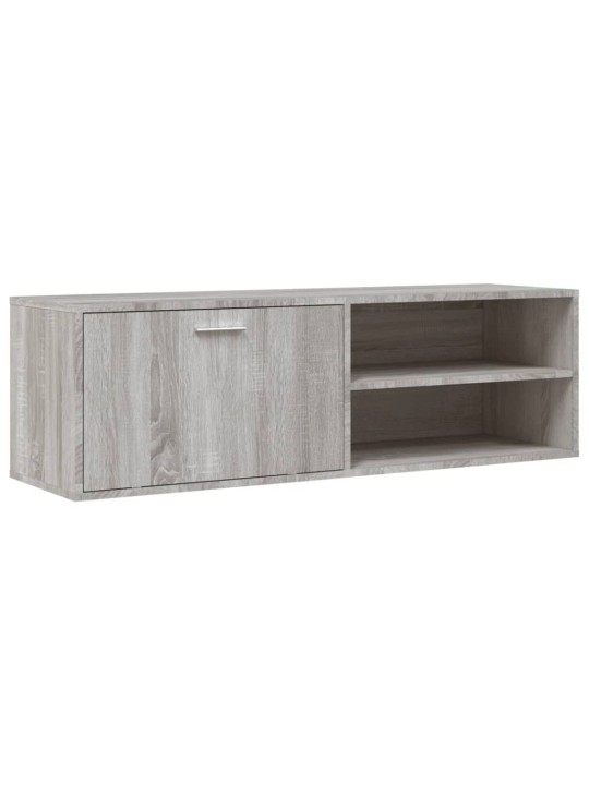 Tv skapītis, pelēka ozola, 120x34x37 cm, inženierijas koks