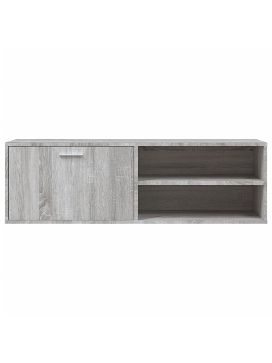 Tv skapītis, pelēka ozola, 120x34x37 cm, inženierijas koks