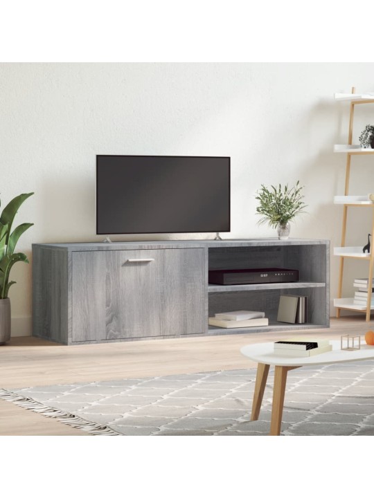 Tv skapītis, pelēka ozola, 120x34x37 cm, inženierijas koks