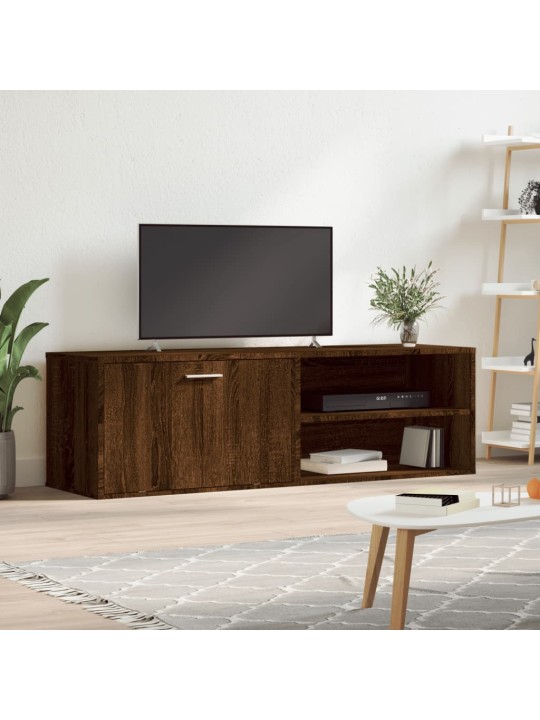 Tv skapītis, ozolkoka krāsa, 120x34x37 cm, inženierijas koks