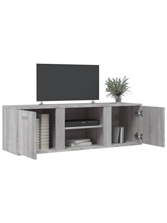 Tv skapītis, pelēka ozola, 120x34x37 cm, inženierijas koks