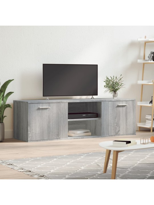 Tv skapītis, pelēka ozola, 120x34x37 cm, inženierijas koks