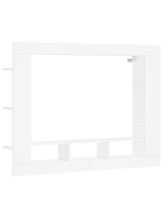 Tv skapītis, balts, 152x22x113 cm, inženierijas koks