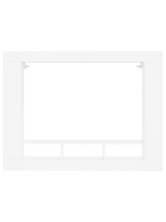 Tv skapītis, balts, 152x22x113 cm, inženierijas koks