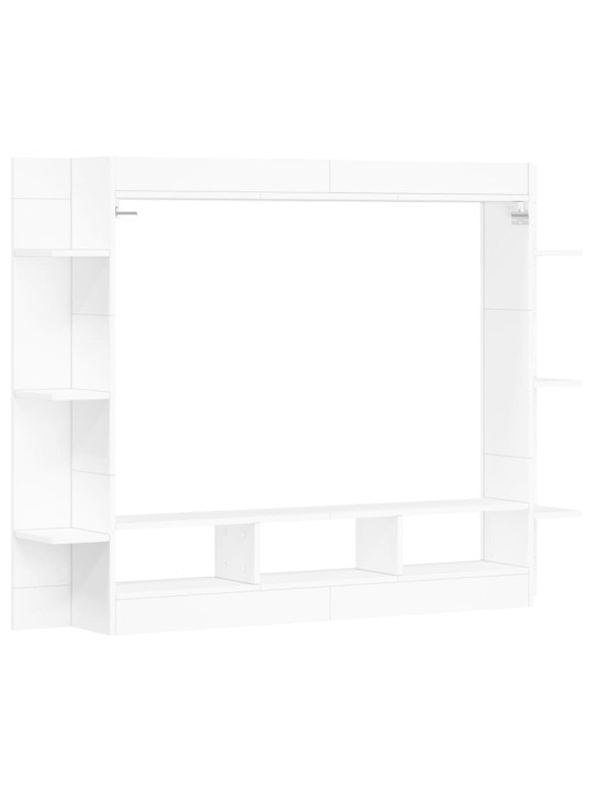 Tv skapītis, balts, 152x22x113 cm, inženierijas koks