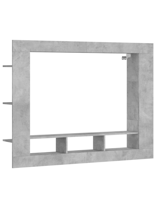 Tv skapītis, pelēks koks, 152x22x113 cm, inženierijas koks