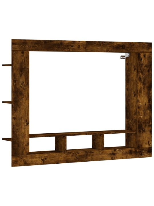 Tv skapītis, ozolkoka krāsa, 152x22x113 cm, inženierijas koks