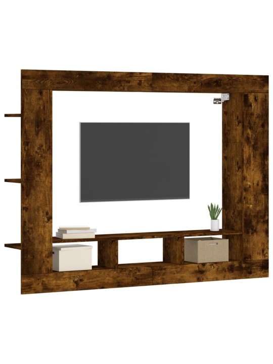 Tv skapītis, ozolkoka krāsa, 152x22x113 cm, inženierijas koks