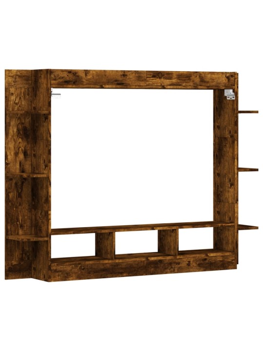 Tv skapītis, ozolkoka krāsa, 152x22x113 cm, inženierijas koks