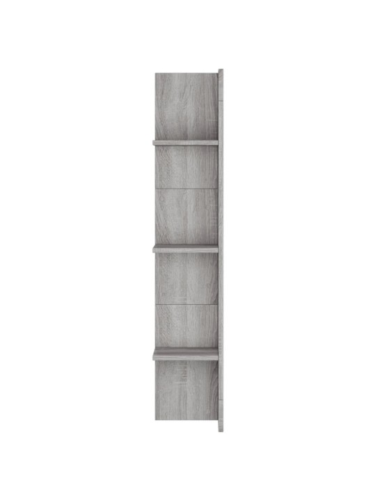 Tv skapītis, pelēka ozolkoka, 152x22x113 cm, inženierijas koks