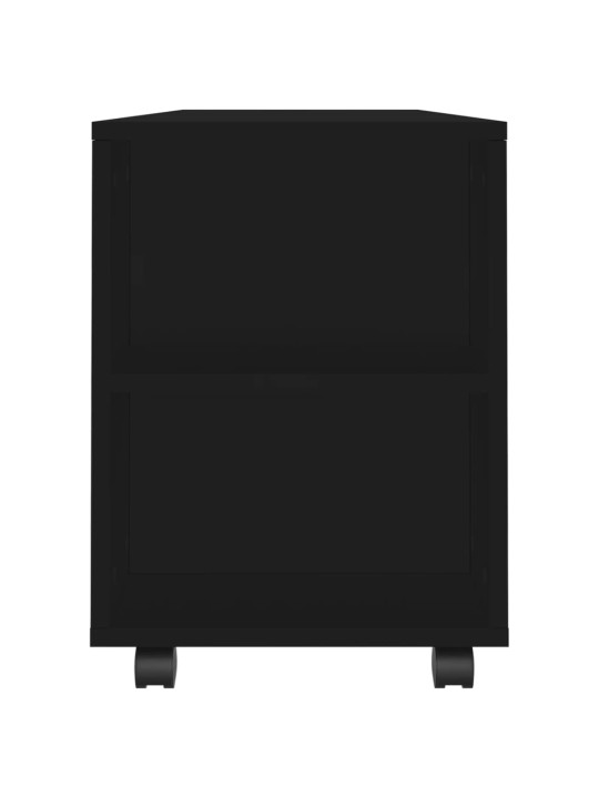 Tv skapītis, melns, 102x34,5x43 cm, inženierijas koks
