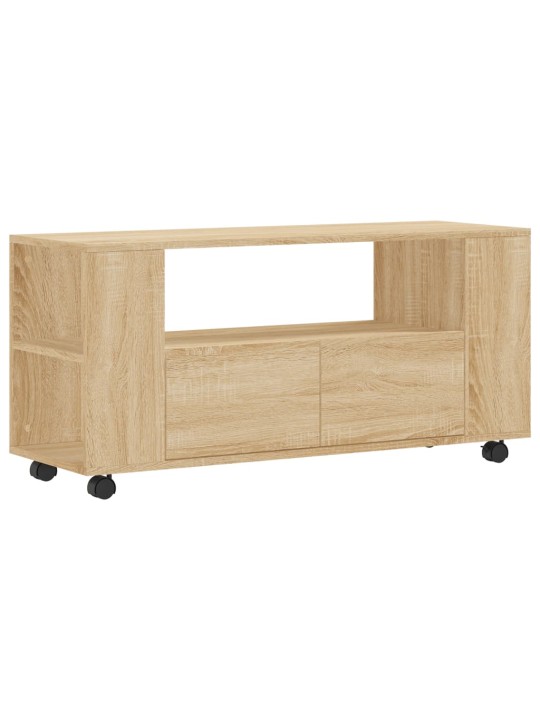 Tv skapītis, ozolkoka krāsa, 102x34,5x43 cm, inženierijas koks