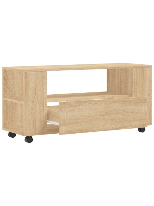 Tv skapītis, ozolkoka krāsa, 102x34,5x43 cm, inženierijas koks