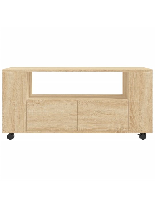 Tv skapītis, ozolkoka krāsa, 102x34,5x43 cm, inženierijas koks