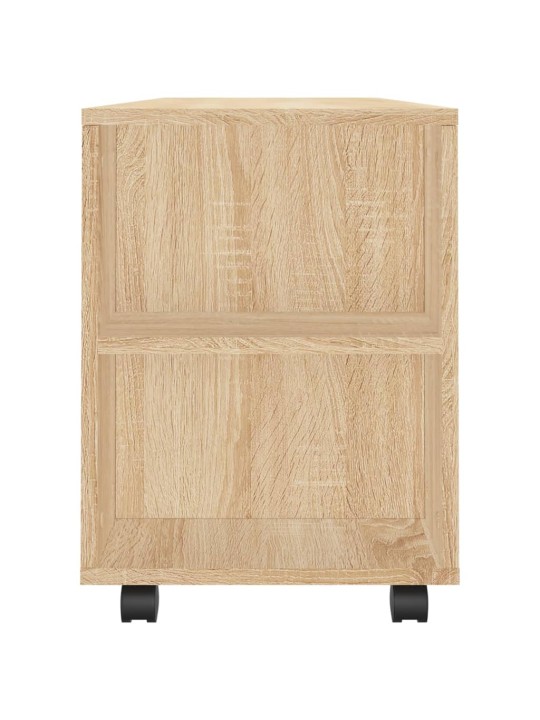 Tv skapītis, ozolkoka krāsa, 102x34,5x43 cm, inženierijas koks