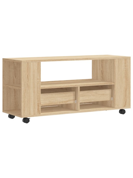 Tv skapītis, ozolkoka krāsa, 102x34,5x43 cm, inženierijas koks