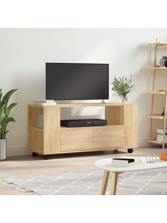 Tv skapītis, ozolkoka krāsa, 102x34,5x43 cm, inženierijas koks