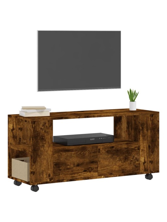 Tv skapītis, ozolkoka krāsa, 102x34,5x43 cm, inženierijas koks