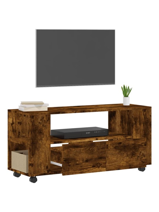Tv skapītis, ozolkoka krāsa, 102x34,5x43 cm, inženierijas koks