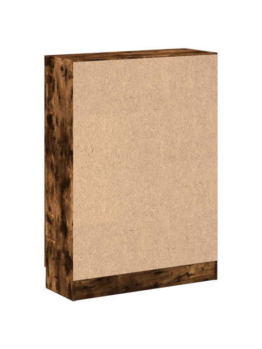 Grāmatu plaukts, koka krāsa, 82,5x30,5x115cm, inženierijas koks