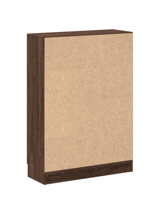 Grāmatu plaukts, koka krāsa, 82,5x30,5x115cm, inženierijas koks