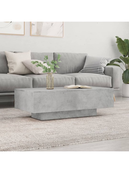 Kafijas galdiņš, betona pelēks, 100x49,5x31 cm