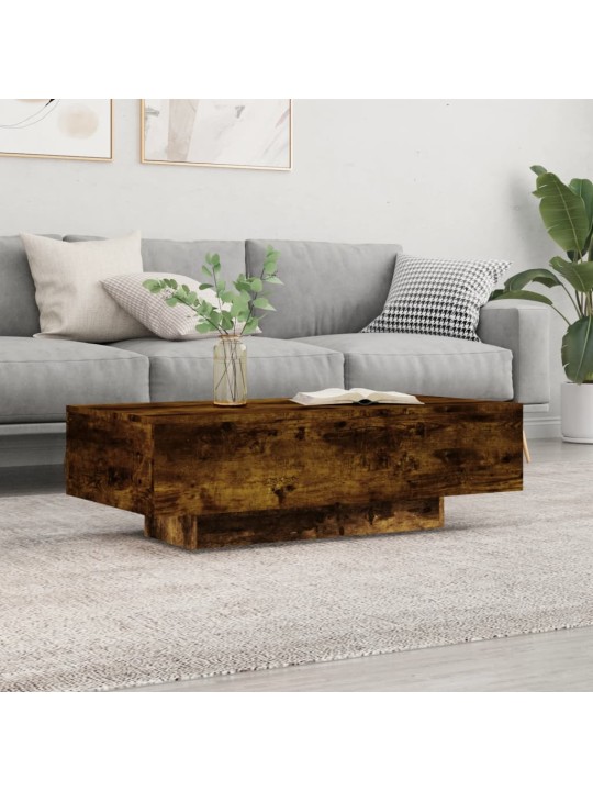 Kafijas galdiņš, kvēpināta ozolkoka, 100x49,5x31 cm
