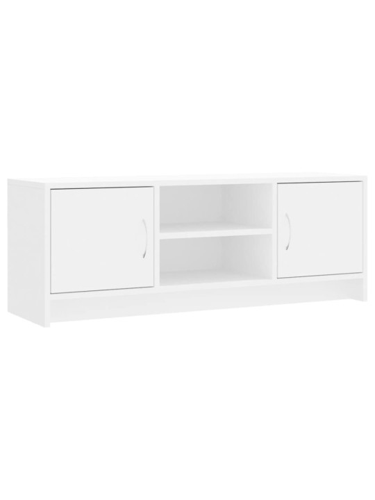 Tv skapītis, balts, 102x30x37,5 cm, inženierijas koks