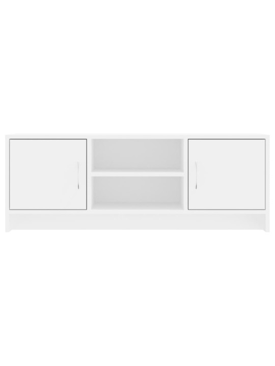 Tv skapītis, balts, 102x30x37,5 cm, inženierijas koks