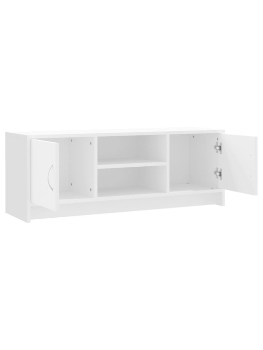 Tv skapītis, balts, 102x30x37,5 cm, inženierijas koks