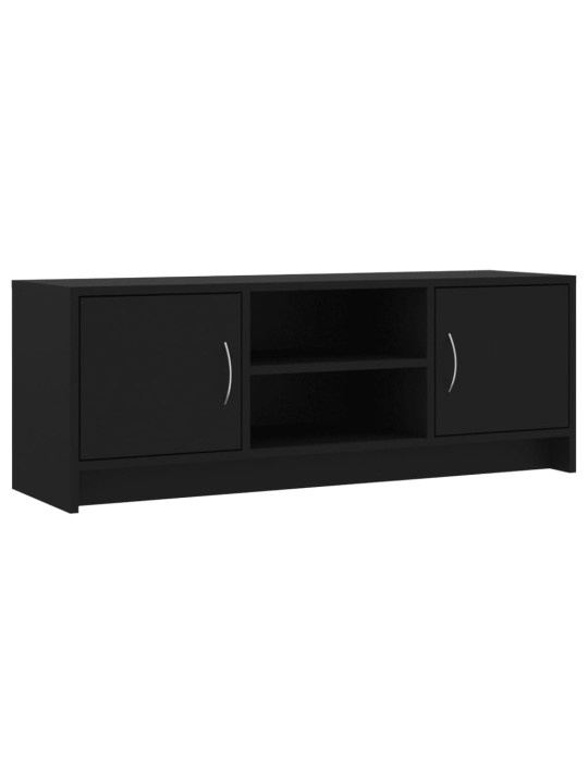 Tv skapītis, melns, 102x30x37,5 cm, inženierijas koks