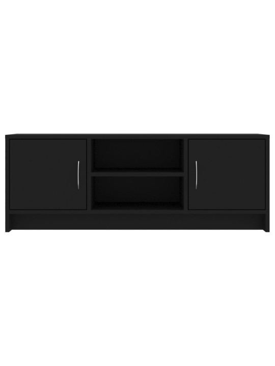 Tv skapītis, melns, 102x30x37,5 cm, inženierijas koks