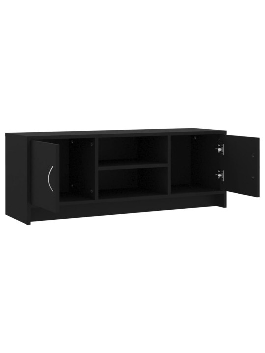 Tv skapītis, melns, 102x30x37,5 cm, inženierijas koks