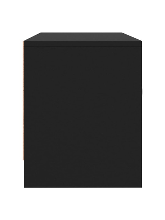 Tv skapītis, melns, 102x30x37,5 cm, inženierijas koks