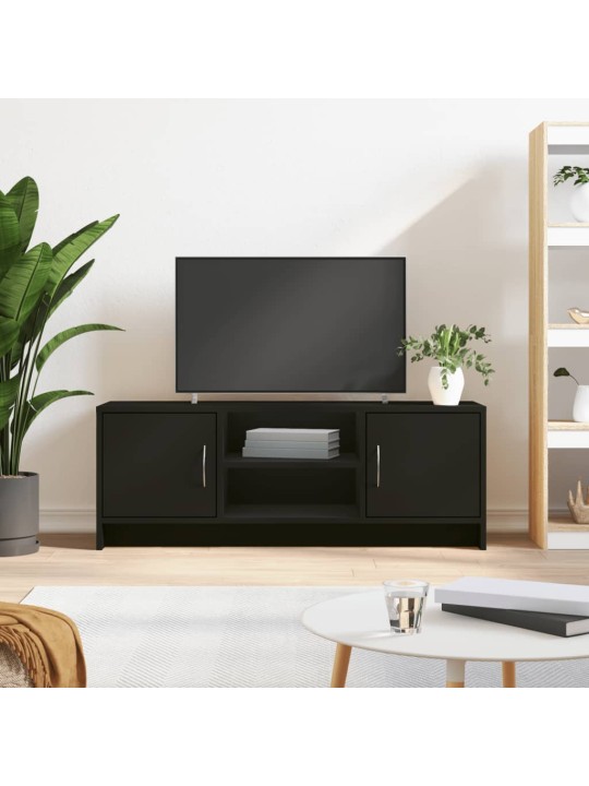 Tv skapītis, melns, 102x30x37,5 cm, inženierijas koks