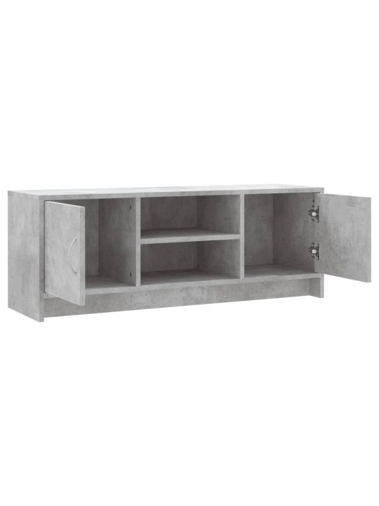Tv skapītis, betona pelēks, 102x30x37,5 cm, inženierijas koks
