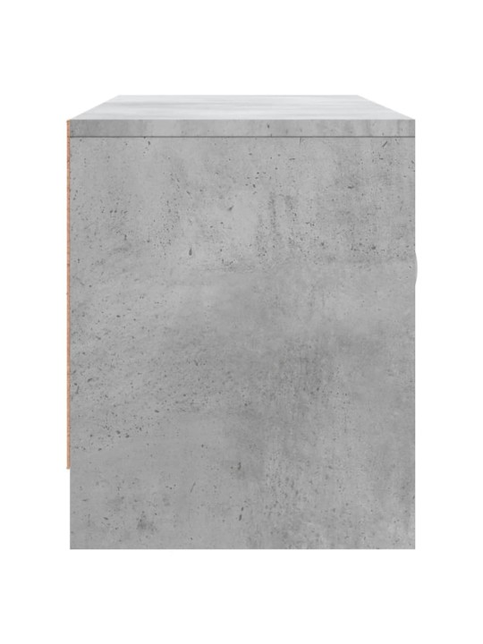 Tv skapītis, betona pelēks, 102x30x37,5 cm, inženierijas koks