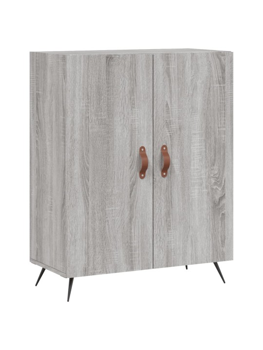 Augstais skapis, pelēks, 69,5x34x180 cm, inženierijas koks