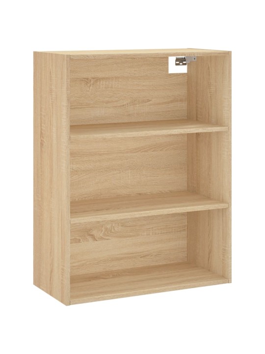 Augstais skapis, ozolkoka, 69,5x34x180 cm, inženierijas koks