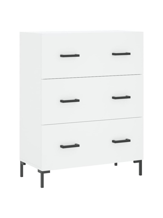 Augstais skapis, balts, 69,5x34x180 cm, inženierijas koks