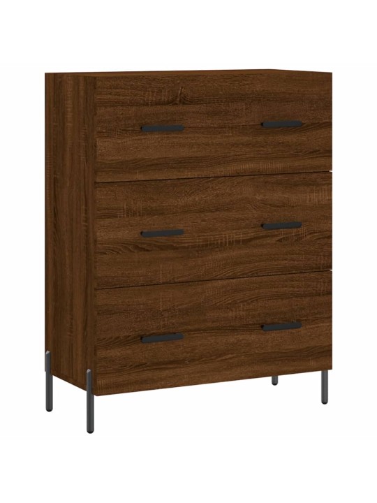 Augstais skapis, ozolkoka, 69,5x34x180 cm, inženierijas koks