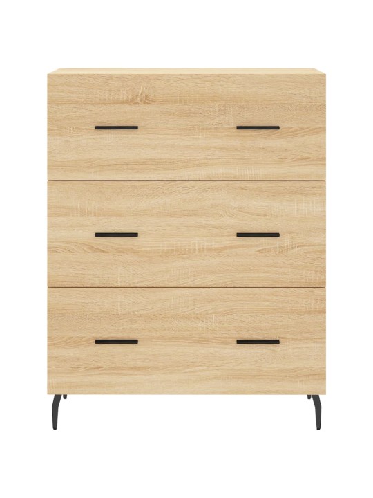 Augstais skapis, ozolkoka, 69,5x34x180 cm, inženierijas koks