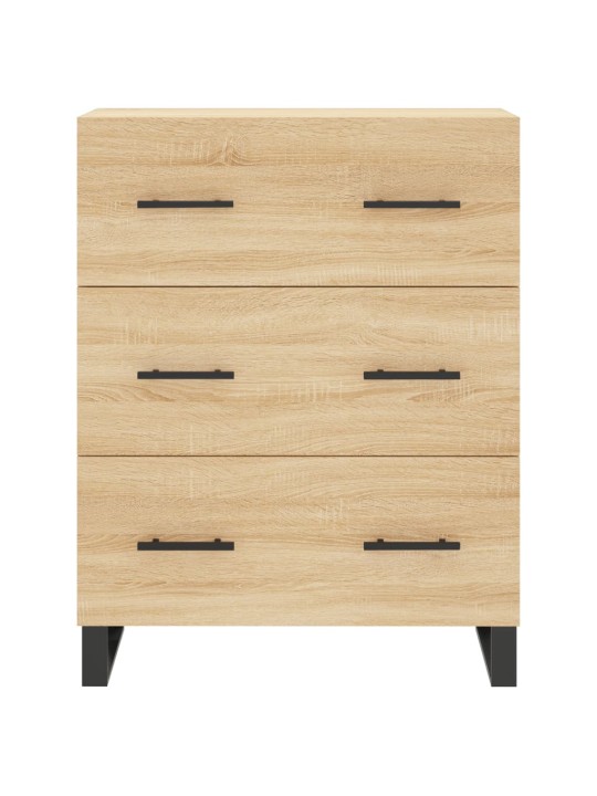 Augstais skapis, ozolkoka, 69,5x34x180 cm, inženierijas koks