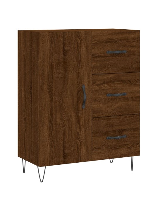 Augstais skapis, ozolkoka, 69,5x34x180 cm, inženierijas koks