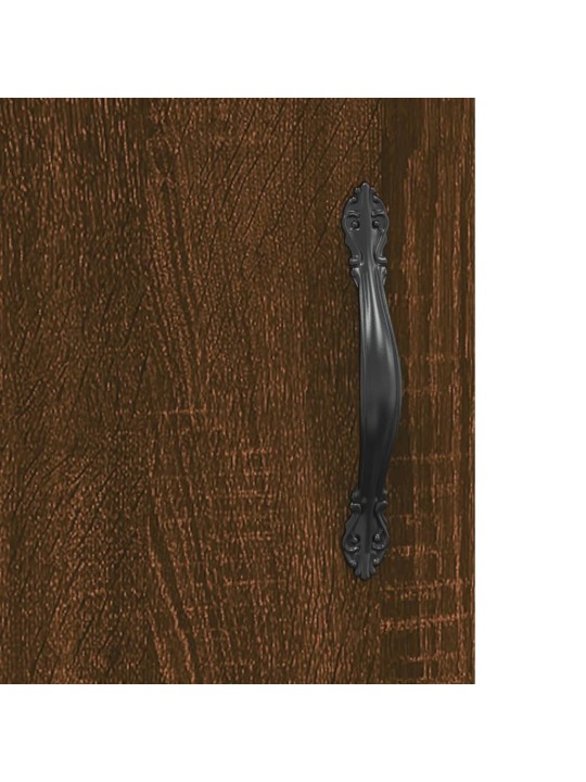 Augstais skapis, ozolkoka, 69,5x34x180 cm, inženierijas koks
